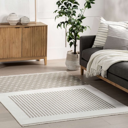 Nuloom Ofeliya Geometric Reversible Machine Washable Area Rug 5ft x 8ft ATGW07A-508